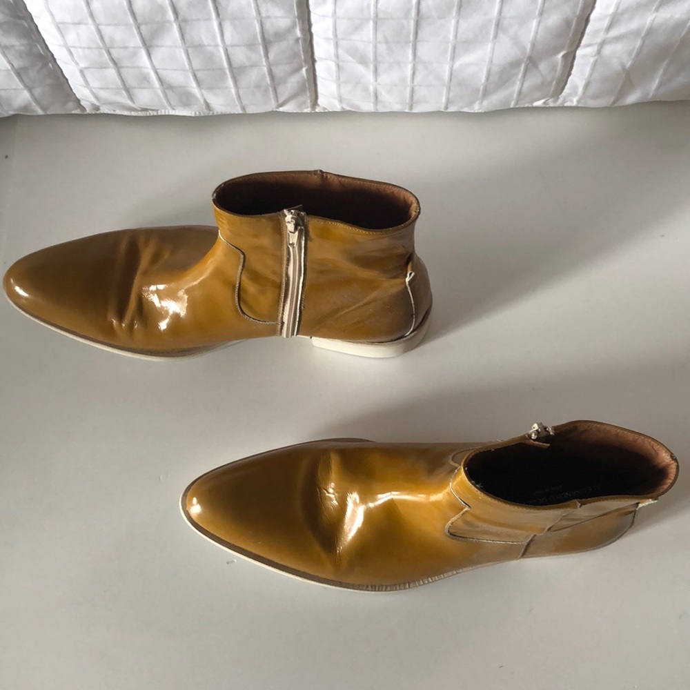 Alessandro Dell’ Aqua Patent Leather Boots - Picture 4 of 10